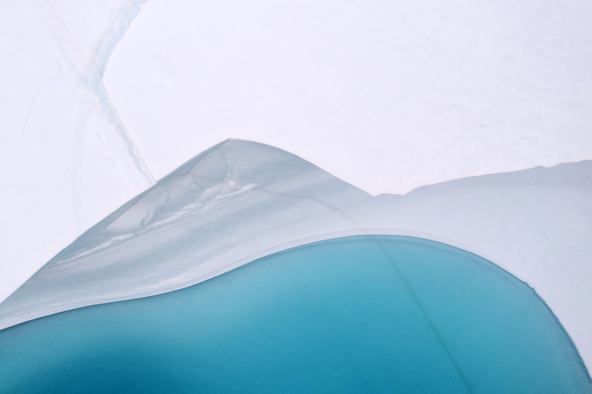 Abstract Greenland Icebergs