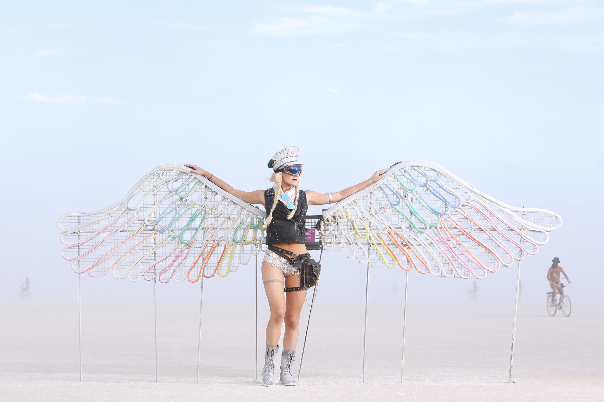 Burning Man is an annual, nine-day gathering in the Nevada desert. Seventy Thousand free spirits descending on the desert to create a temporary fanciful city made up of a mixture of art, community and the downright bazaar. Photographer Justin Hession from Justin Hession Photography spent a week at Burning Man in 2016 at Black Rock City in Nevada. He photographed mainly portrait photos of the wonderful people who visited the Burning Man Festival
