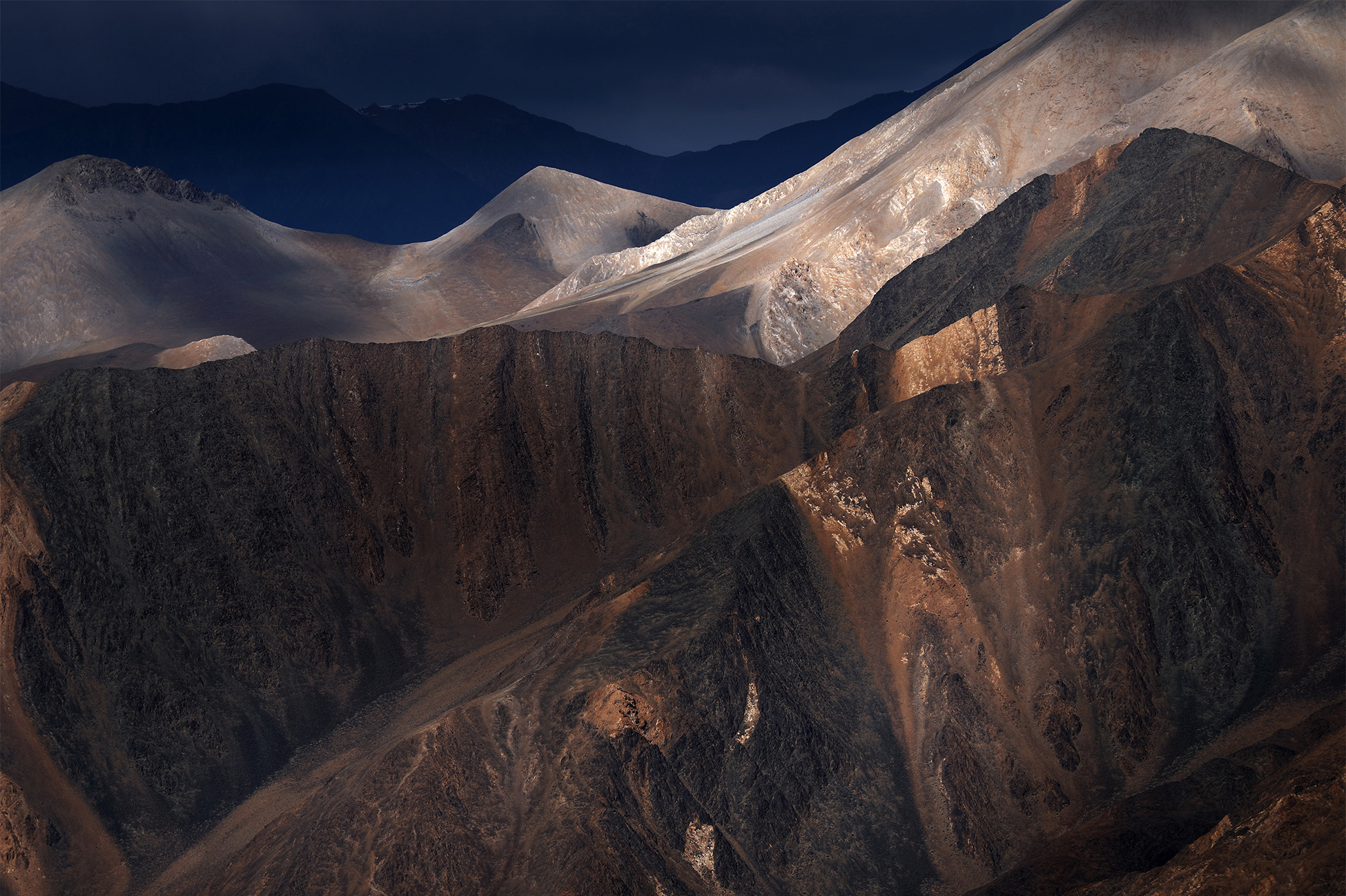 The striking natural and cultural colors of Ladakh set against the dramatic Himalayan landscape.