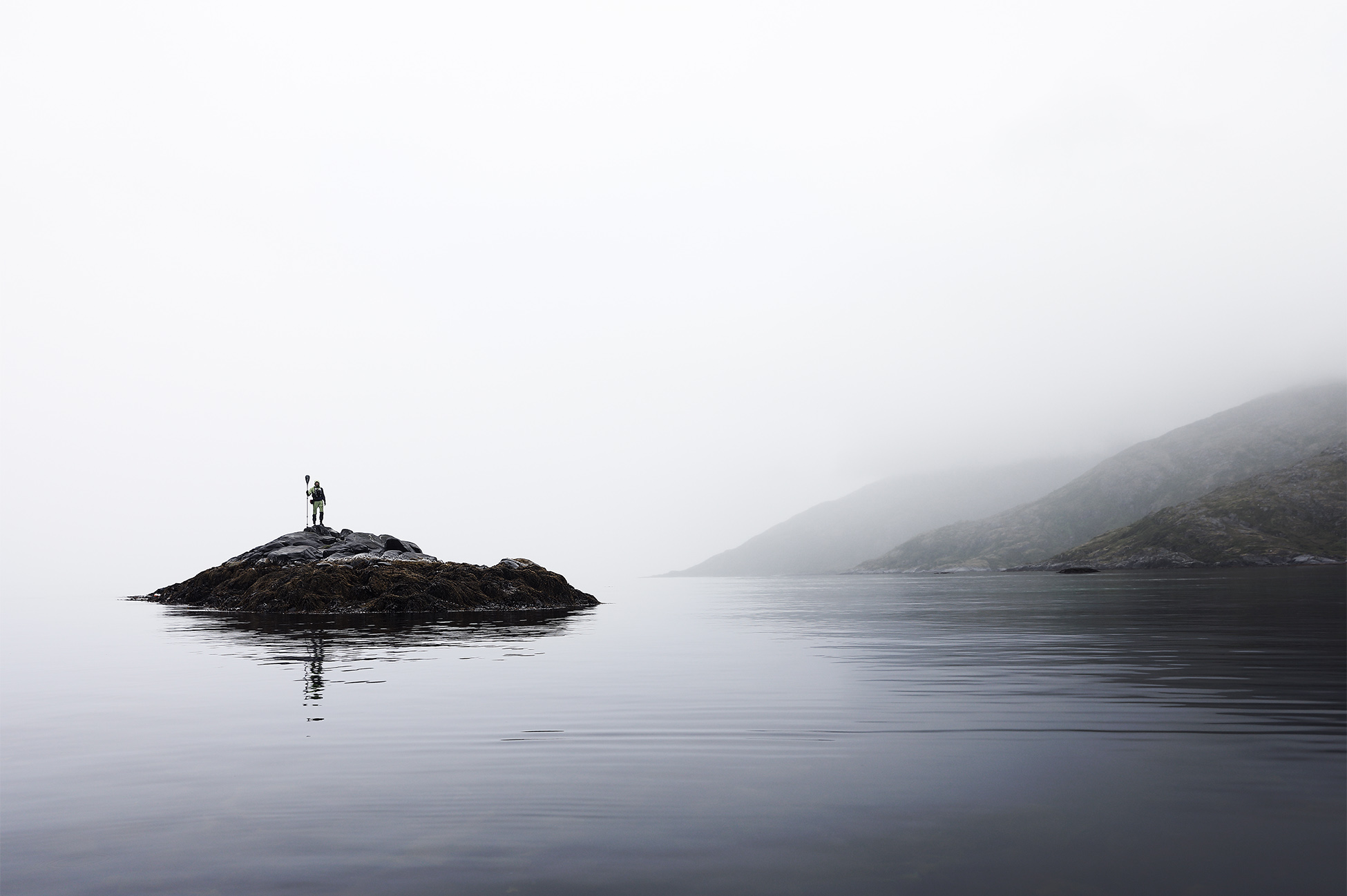 The unforgettable beauty of stand up paddling in northern Norway under the Midnight Sun