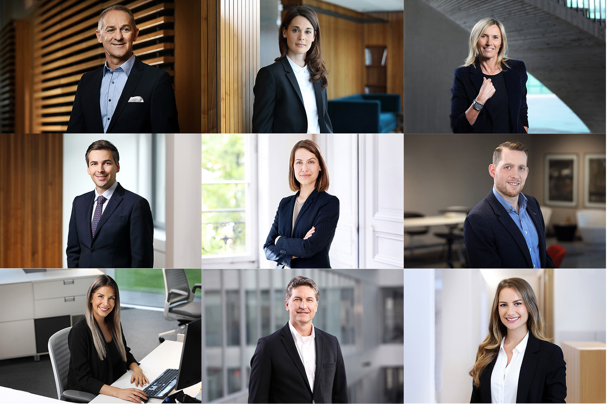 Justin Hession Photography works closely within the Swiss corporate industry creating portraits and group portraits of teams in their natural work environments.